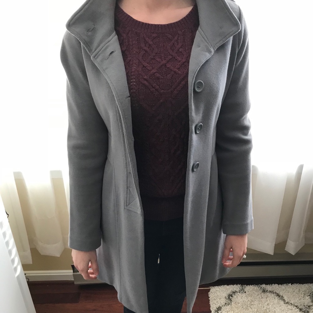 Gray Banana Republic Coat